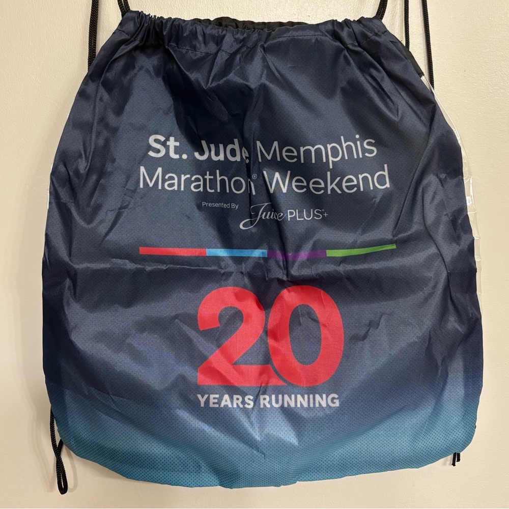 St. Jude marathon weekend drawstring bag